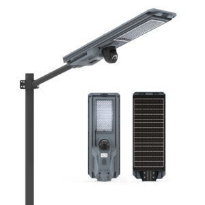 Solar-Powered Wireless CCTV Camera with Outdoor Street Light