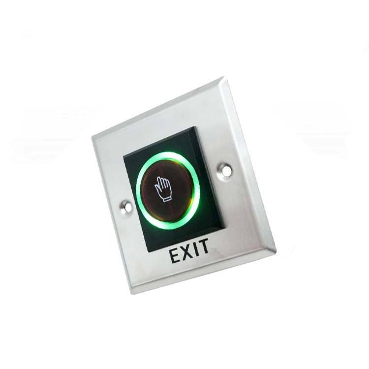 Stainless Steel No-Touch Exit Button for Biometric Systems. - Image 2