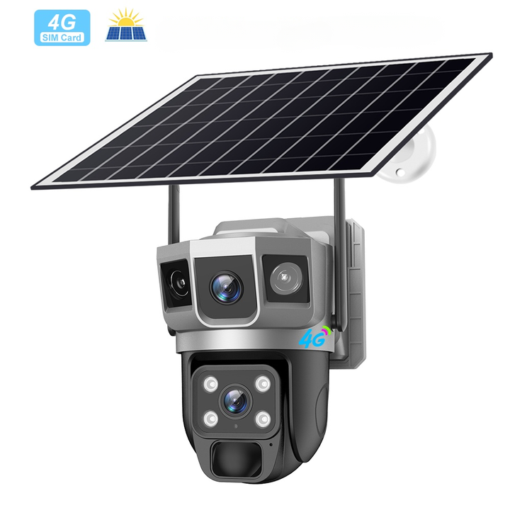 V380 Outdoor Solar Power CCTV Camera